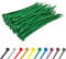 Green Cable Ties (100 Pack - 100mm x 2.5mm) Small Nylon Zip Ties Plastic Tie Wraps for Office Cable Tidy Garden DIY