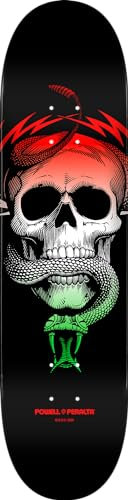 Powell Peralta Mike McGill Skateboard Deck Skull & Snake, Green Fade, 21,6 x 81,5 cm
