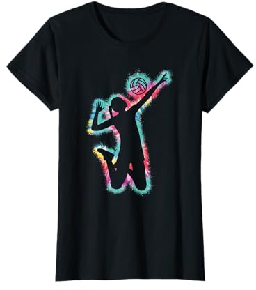 Volleyballspieler Volleyball Damen Mädchen Kinder T-Shirt