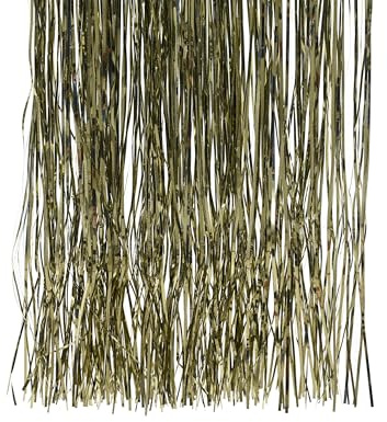 Kaemingk Lametta 40x50cm für den Weihnachtsbaum - Christbaumschmuck Weihnachtsdeko Weihnachtsgirlande - Disco & Party Glitzer Deko - Rosmarin