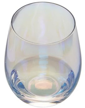 Garneck mundgeblasener Glasbecher Kristallglasbecher Handgeblasener Glasbecher milchglas Weingläser ohne Stiel Reise-Tee-Becher ionenplattierter Glasbecher -Getränke für die Bar