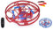 RC ferngesteuerte 4 Kanal Superheld Mini-Drohne mit Käfigschutz, Quadcopter mit 3D Looping, Hovering, Headless-Mode, LED-Beleuchtung, Sofort Start-Funktion, Spielzeug UFO-Drone f. Kinder u. Erwachsene