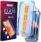 RKINC 2 Pack for iPhone 13 Pro Max, 14 Plus 6.7 Inch Tempered Glass Screen Protector, HD Clear, Bubble Free, Easy Installation, Auto Dust-Elimination