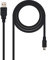 CABLE USB 2.0 A/M-MINI USB B/M 1M NEGRO NANOCABLE