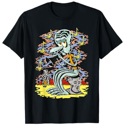 Sponge Bob - Schwammkopf Thaddäus Musiker T-Shirt