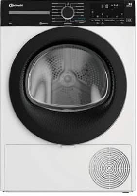 Bauknecht BT 9RC WS Wärmepumpentrockner, 9 kg, Precision Dry – Intelligentes Trocknen, Adaptive Dry, HomeWhiz App, Startzeitvorwahl und Restzeitanzeige, Weiß