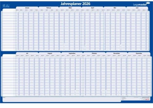 Legamaster 7-423221-26 Jahresplaner 2026 Karton 60 x 90cm (Monatseinteilung)