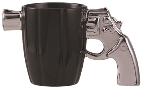 Porcelain Coffee Mug - 6.69 Inch | Ceramic Mug | 3D Revolver Coffee Mug | Hot Drink Cup for Tea and Hot Chocolate Provides Elegant Drinking Experience