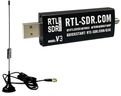 RTL‑SDR V3 500 kHz-1.7 GHz Aggiornato R820T2 a R860 TCXO 1PPM Ricevitore Software Defined Radio HF