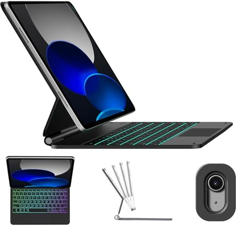FOGARI Housse Clavier Magnétique pour iPad 10e Gén 10,9/ iPad 11e Gén A16