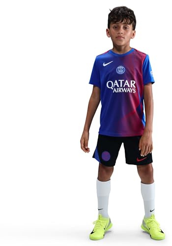 Paris Saint-Germain Academy Pro Third Nike Dri-Fit Pre-Match-Fußballoberteil (Ältere Kinder), Hyper Royal/Global Red/White, HJ8073-406, L