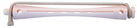 Comair 3012017 Kaltwellwickler 2-farbig KW-2-fbg 12er 7mm lang Rundgummi 91mm, weiß/rosa