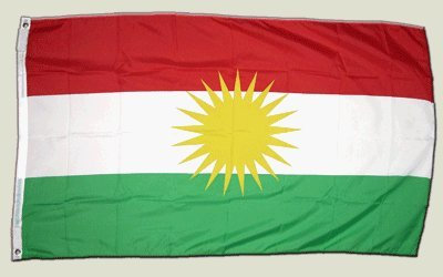 Flagge Kurdistan - 90 x 150 cm