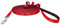 Schleppleine mit Pfoten 20mm Rot Größe 3m