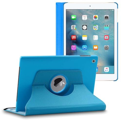 ebestStar - Funda para iPad 2018 9.7 2017, Air 1 2013 Apple, Carcasa Capa Giratoria, 360 Protectora, Cuero PU Soporte, Azul