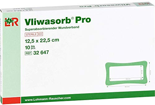 VLIWASORB Pro superabsorb.Komp.steril 12,5x22,5 cm 10 St