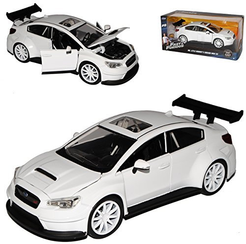 Subaru Impreza WRX STI Weiss Ab 2014 Mr Little Nobody´s The Fast and Furious 8 1/24 Jada Modell Auto