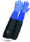 ROSTAING Gants WETPRO - Paire de Gants de Travail Etanches - Pour l'Entretien des Bassins, Fosses ou Aquariums - Gants de protection longs et imperméables bleu et noir – Utilisés pour la plomberie