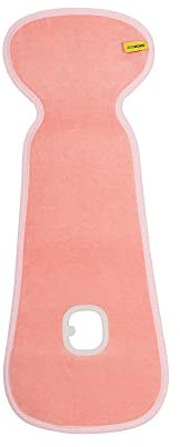 AeroMoov - Baby Sitzauflage Air Layer - Einlage Für Autositz oder Kinderwagen - Gruppe B - Antischwitz Sommerbezug - Bio-Baumwolle - Flamingo