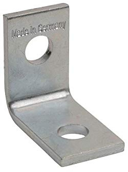10 Stück - Montagewinkel für Profil 27mm x 18mm + 28mm x 30mm - Winkel 90° kurz - Korrossionsschutz durch Verzinkung