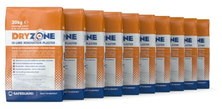 Dryzone Hi-Lime Renovation Plaster (10 Bags) - 20kg
