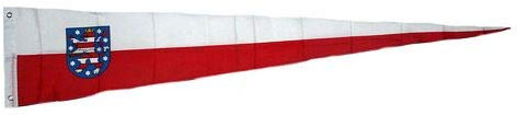 Langwimpel Thüringen 30 x 150 cm Fahne Flagge