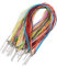 FSSTUD 50 PCS Colorful Voile Ribbon Necklace Cord Waxed Necklace Chain with Lobster Claw Clasp