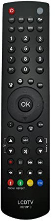 LFYSJTX Sostituzione RC1910 telecomando Toshiba Grandin techwood per Grandin techwood Continental Edison TV telecomando