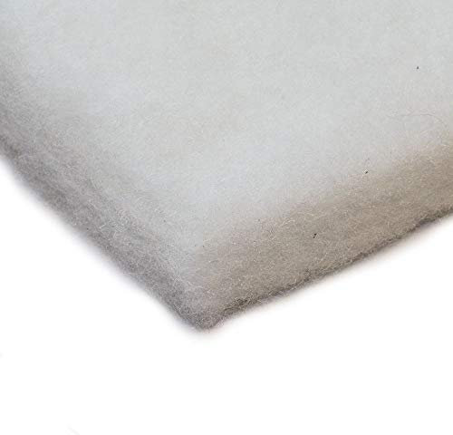 Pisces Twin Pack Pond Foam Polywool Fleece Filter Wadding - 25x 18x 2 Media for Mechanical and Biological Filtration