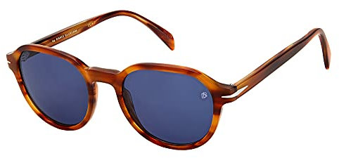 David Beckham Db 1044/s EX4/KU BROWN HORN Sunglasses Men's Acetate, Standard, 51