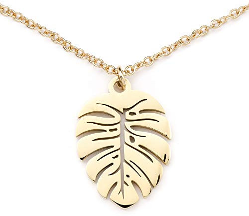 Heideman Halskette Damen Folium gold aus Edelstahl gold farbend matt Kette für Frauen ohne Stein