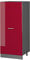 Vicco Armario Alto R-Line, Rojo Burdeos Alto Brillo/Antracita, 60 cm
