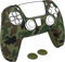 Silicon skin pour manette Sony Dualsense et une paire de grips pour joystick pour PS5. Couleur: Camo