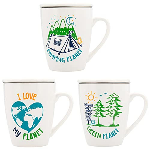 Quid Gretta Mug Tetera Cerámico Surtido 33cl Multicolor