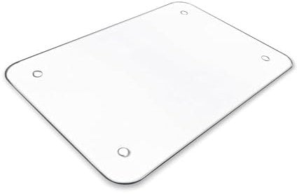 Pagnanno. Chopping Board-Catering Cutting Set-Kitchen Board-Glass Worktop Savers-Sink Chopping Board-Large-Worktop Protectors Heat Resistant- Clear Design (Design 11, 50 x 40 cm (Pack of 1))