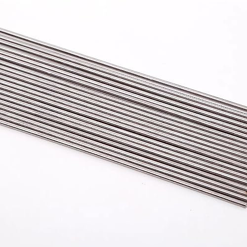 COYOUCO 20 Pcs 500 Mm Stainless Steel Spring Wire,Stainless Steel Spring Wire Hard Wire Full Hard Wire Straight Wire,0.5mm