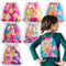 Clvsyh 6 Stück Prinzessin Turnbeutel, Rucksack mit Kordelzug für Kinder, Kinder Cartoon Turnbeutel Rucksack Sportsack Schuhtaschen