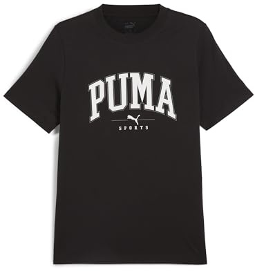 PUMA Unisex Squad Big Graphic Tee T-Shirts, Puma Schwarz, XL EU