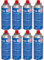 KROWN - Pack de Cartuchos K-250 de Gas Butano 227g para Hornillos Quemadores, Cartucho de Gas para Camping K-250, Bombonas (8 Unidades)