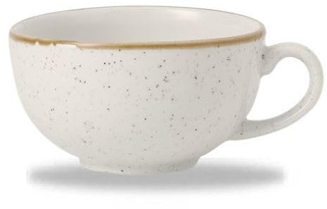 Churchill Stonecast Barley White Cappuccino Cup 10oz - 28cl, SWHSCB111