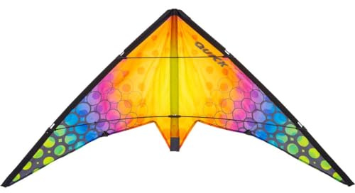 HQ Quick Rainbow Bubbles Lenkdrachen für Erwachsene und Kinder ab 8 Jahren