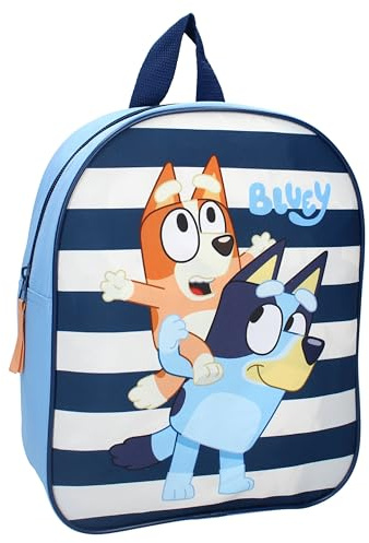 Vadobag Rucksack BLUEY & BINGO – Kinder-Schulschultüte | Blau, Himmelblau – 29x22x9 cm