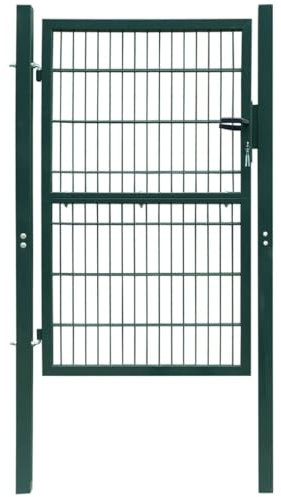 Willood Gartentor, Gartentür, Zauntor mit Schloss Grün 106 x 180 cm