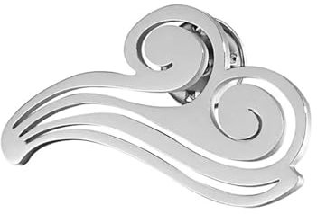 Generic Broche en forme de nuage pour femme, bijou de poitrine, corsage - Accessoire élégant pour robe, 3.3cm, Plastique, Pas de gemme