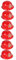 Abaodam 6 Stk Baumütze für Kinder Feuerwehrkostüm Kinder Feuerwehrhelm kinderkostüm kostüm für kinder Schutzhelm Rollenspielhüte für Kinder Junge Partyhut