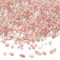 400 Stück Rose Edelstein Chips mit Loch 5-8mm, Natur Edelstein Chips zum Auffädeln, Stein Chips zum Auffädeln Unregelmäßige für Armbänder DIY