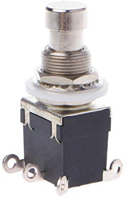 Interrupteur à pied DPDT 250 V/2 A 125 V/4 A 6 broches DPDT pour guitare, interrupteur à bouton-poussoir marche/arrêt étanche momentané, poignée de commande LED, start-stop, capteur tactile, détecteur