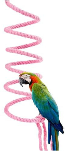 DHJWDUX 1.5M Leiter Vogel Spielzeug Papageien Leiter Vogelspielzeug Spielzeug Holzleiter Hölzerne Strickleiter