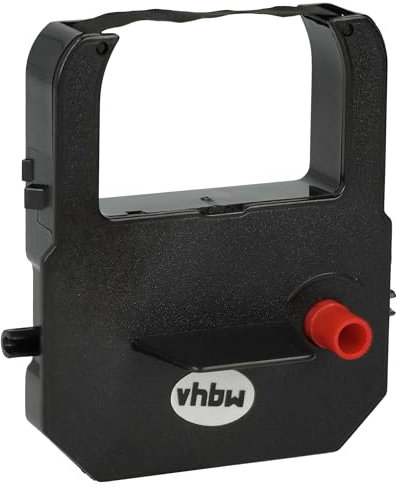 vhbw 1x Farbband Schriftband kompatibel mit Reiner timeStamp 131 Nadeldrucker, Bondrucker - Schwarz