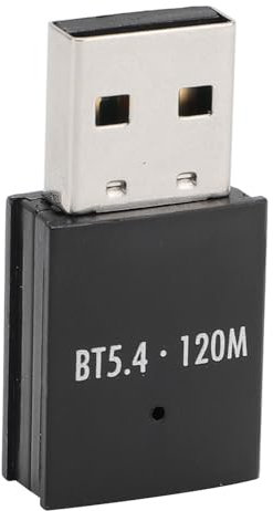 Adaptador Bluetooth USB para PC, Receptor y Transmisor Bluetooth 5.4, Distancia 120 M, Compatible con 11/10/8.1, Dongle Bluetooth para Teclado/Ratón/Auriculares